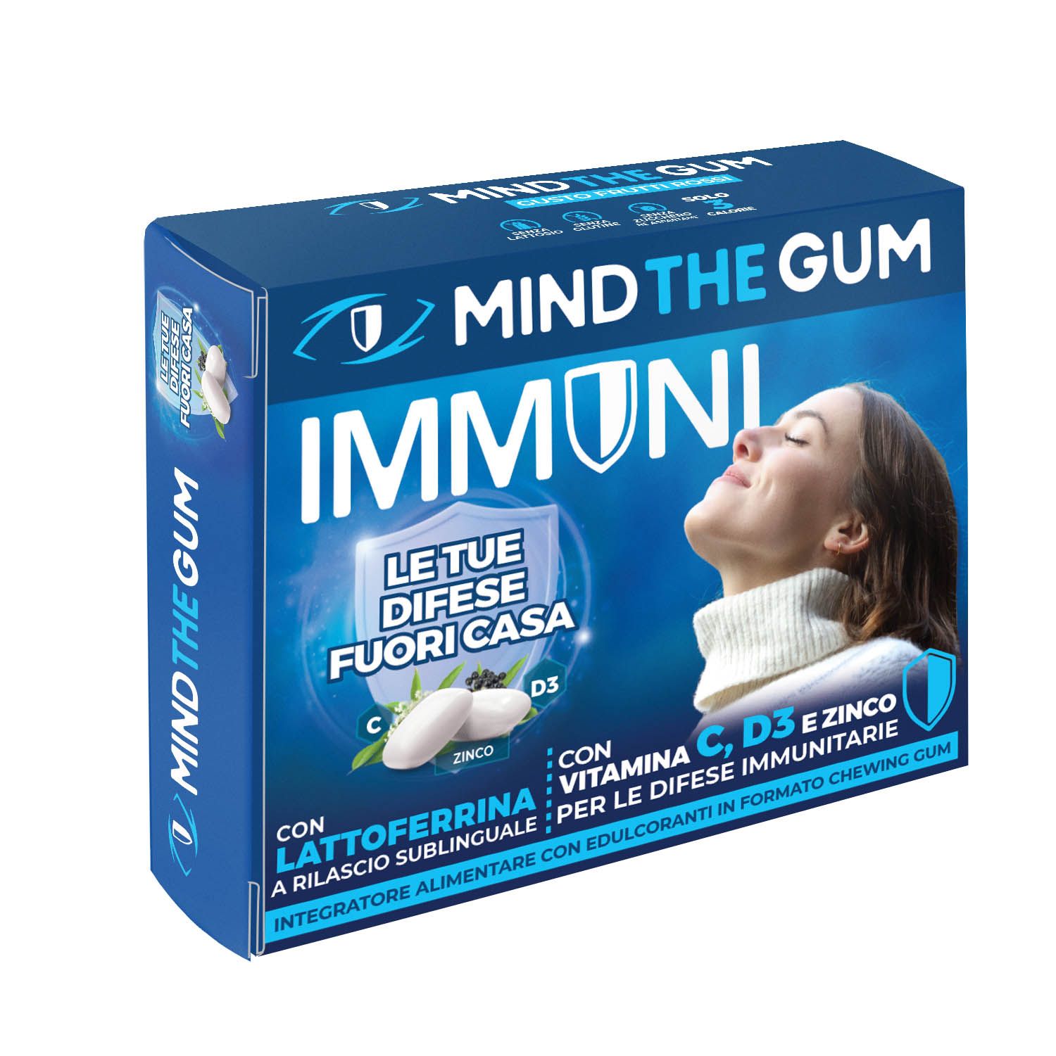 Mind The Gum Immuni Integratore difese immunitarie 18 Gomme