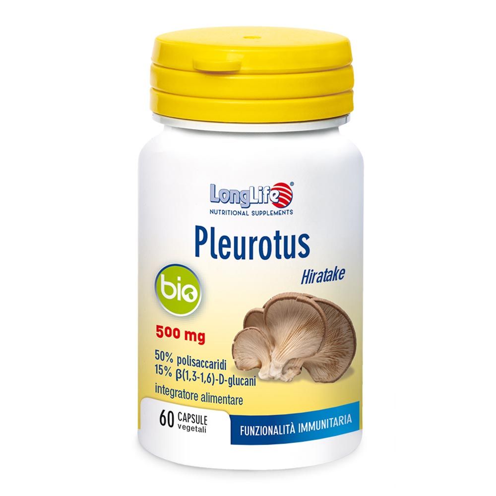 Longlife Pleurotus Bio Integratore immunostimolante 60 Capsule