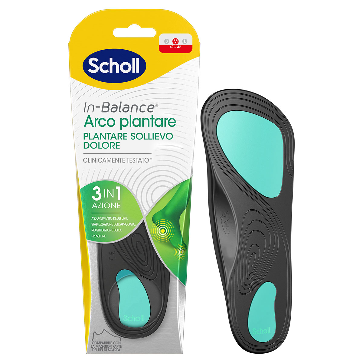 Dr.scholl Plantare Arco Piede Piatto M 2 Pezzi