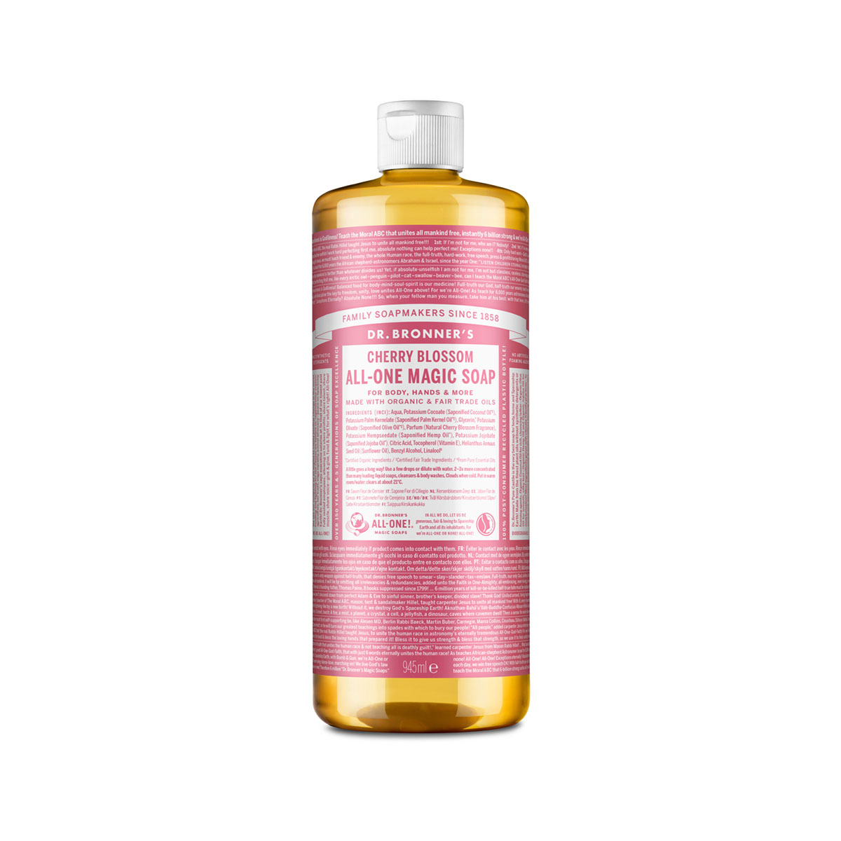 Dr. Bronner's Liquid Soap Cherry Blossom 945ml