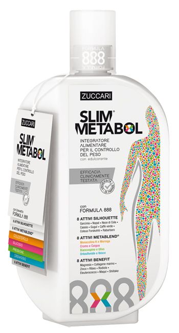 Zuccari Slim Metabol Integratore Per Il Controllo Del Peso 888ml