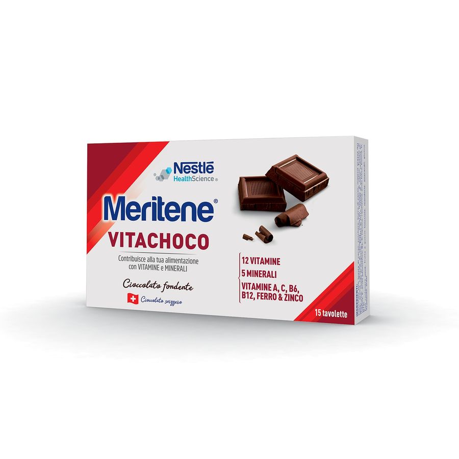 Meritene Vitachoco Integratore multivitamine Cioccolato Fondente 75g