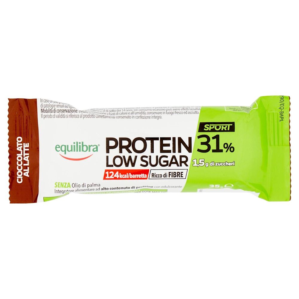 image - 975922372 - Equilibra Protein 31% Low Sugar Cioccolato al Latte 35g - 4732948_2.jpg