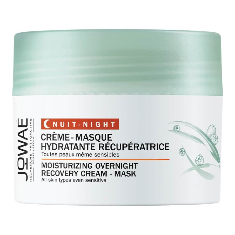 Jowaé Crema Maschera Viso idratazione Energizzante Rigenerante Notte 40ml