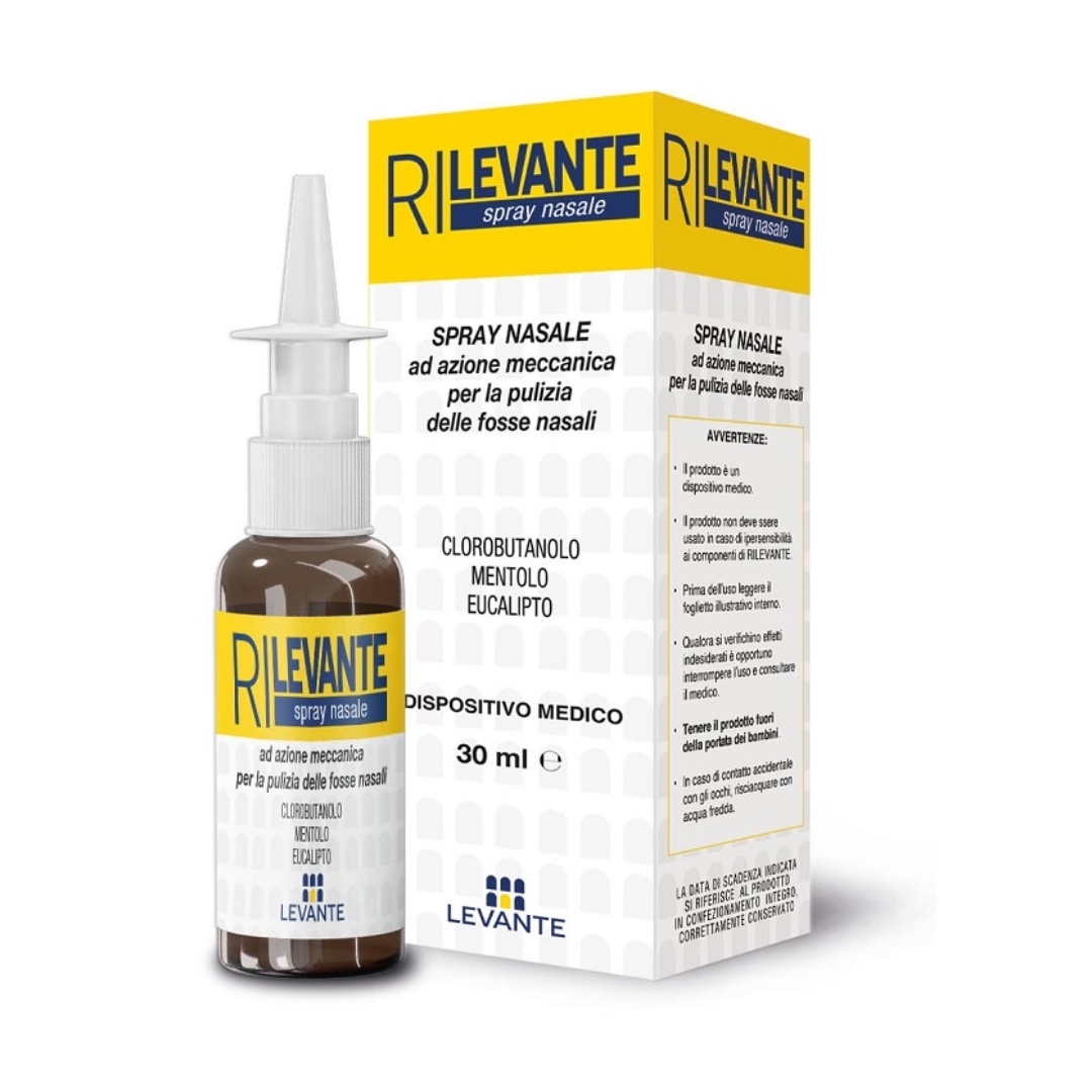 Rilevante Spray Nasale Per Pulizia Fosse Nasali 30ml