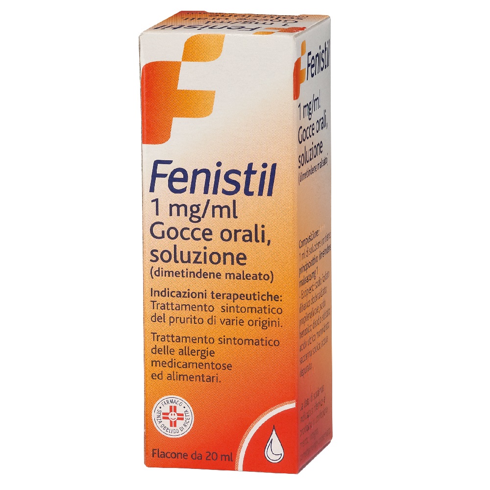 Fenistil Gocce 1 Mg/ml Antistaminico Per Prurito E Allergie Causate Da Medicinali E Alimenti 20ml