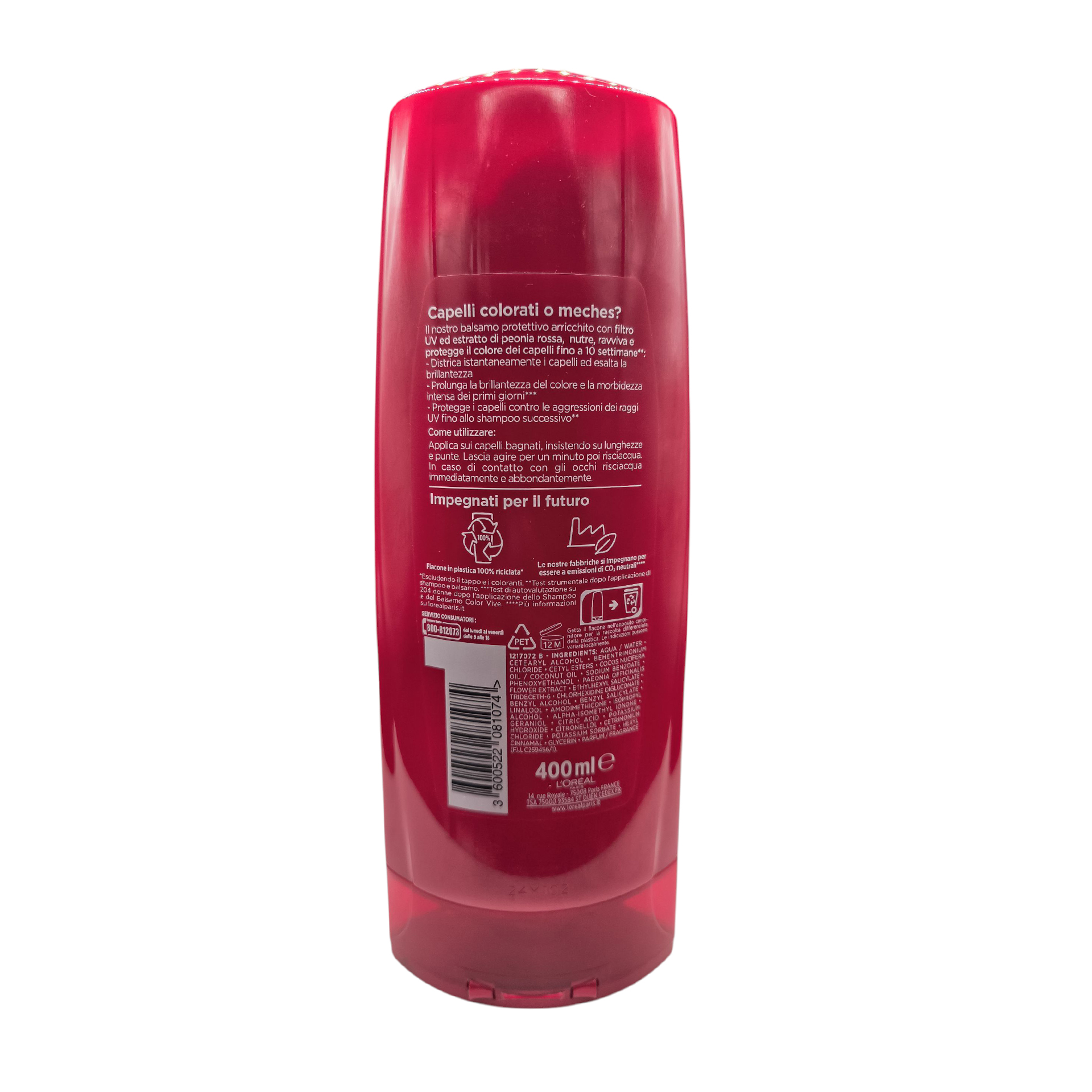 981283094 - L'OREAL PARIS ELVIVE BALSAMO COLOR VIVE CAPELLI COLORATI 400 ML - 4737343_2.jpg
