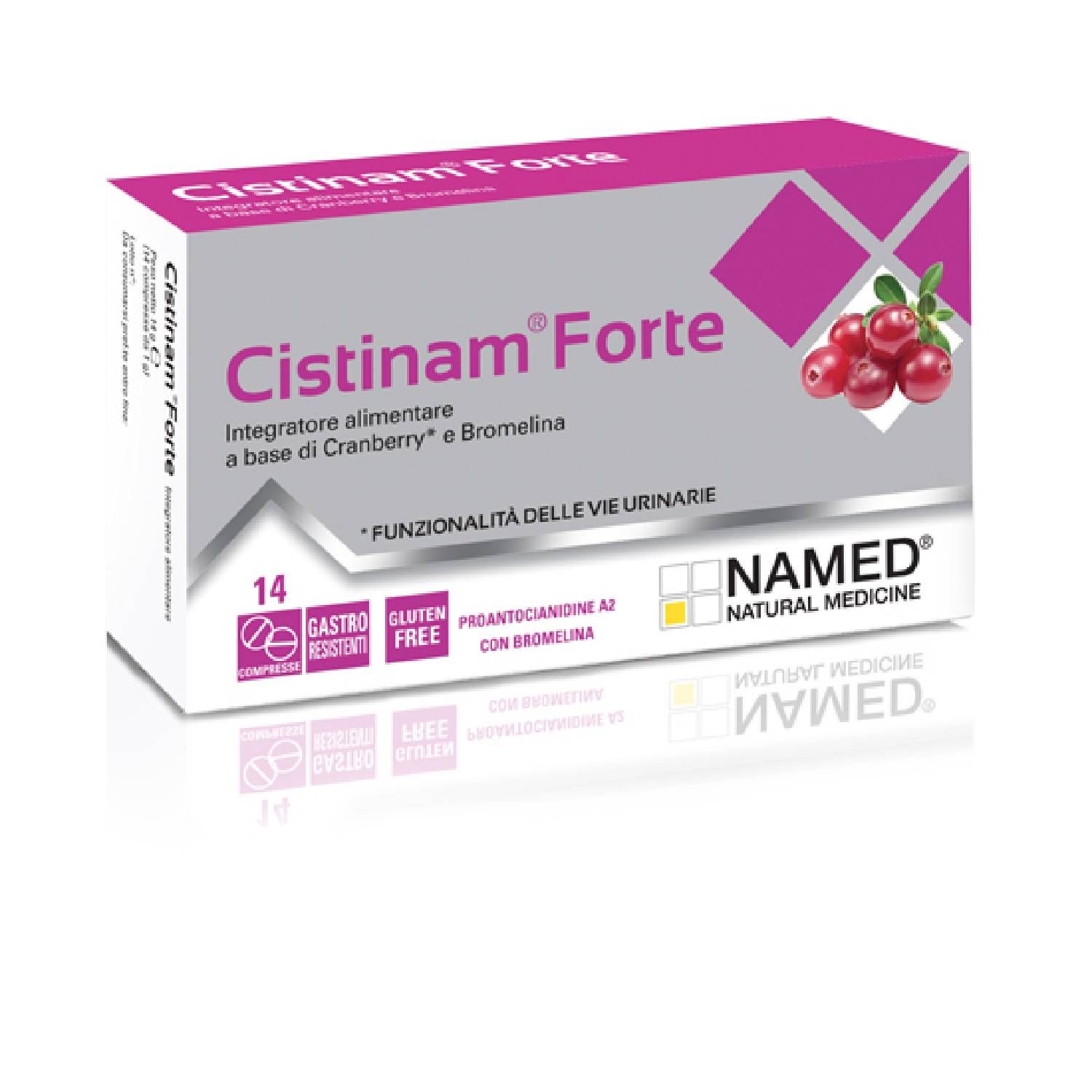 Named Cistinam Forte Integratore Vie Urinarie 14 Compresse