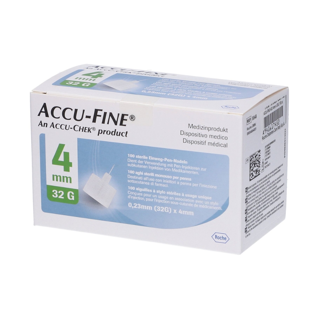 image - 941617452 - AGO PER PENNA DA INSULINA ACCU-FINE PEN NEEDLE GAUGE 32 4 MM 100 PEZZI - 7891429_2.jpg