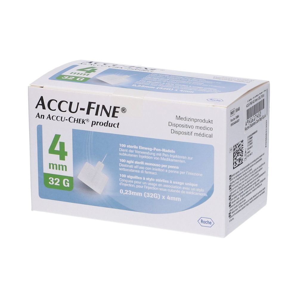 image - 941617452 - AGO PER PENNA DA INSULINA ACCU-FINE PEN NEEDLE GAUGE 32 4 MM 100 PEZZI - 7891429_2.jpg