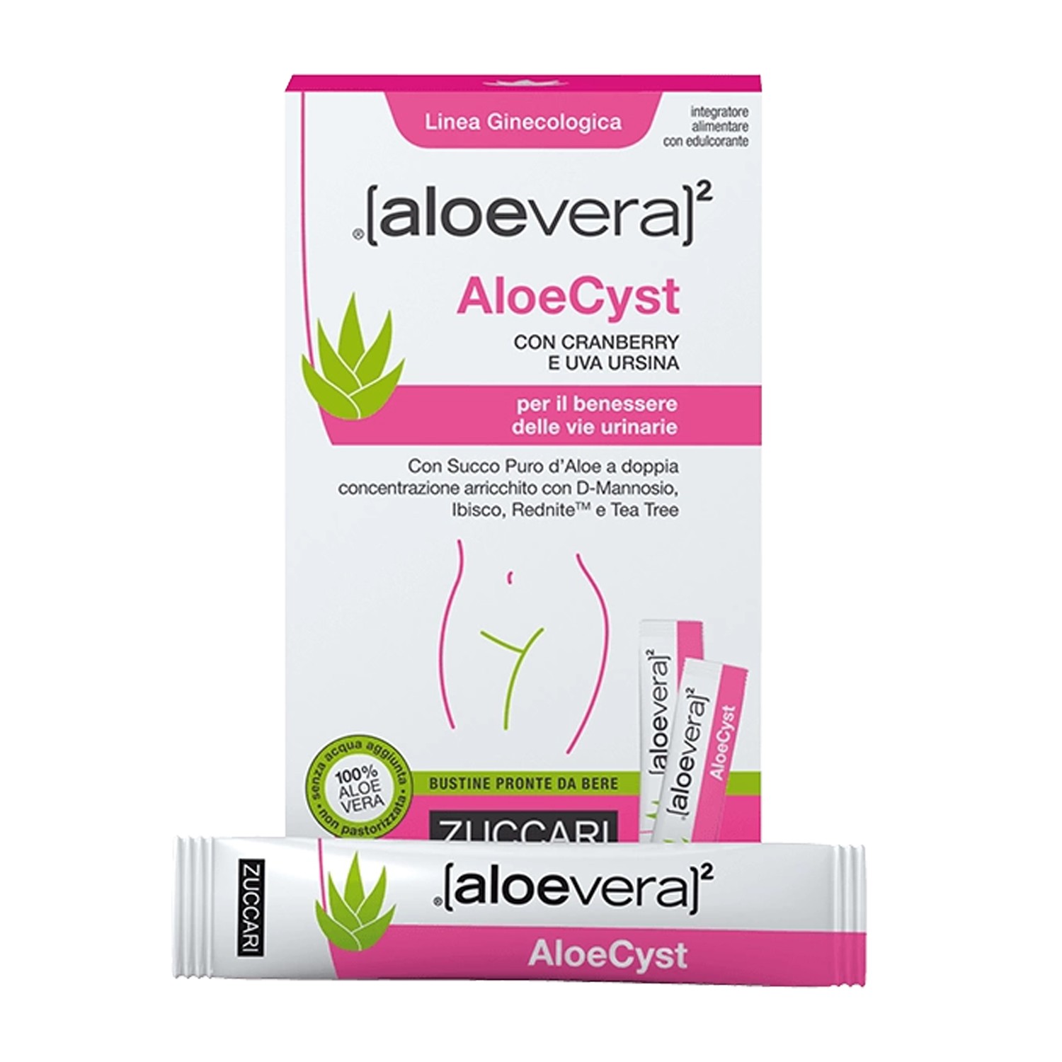 image - 975000807 - Integratore in stickpack con aloe, cranberry e uva ursina per il benessere delle vie urinarie, da assumere a stomaco vuoto per favorire il drenaggio dei liquidi. - 4774435_2.jpg