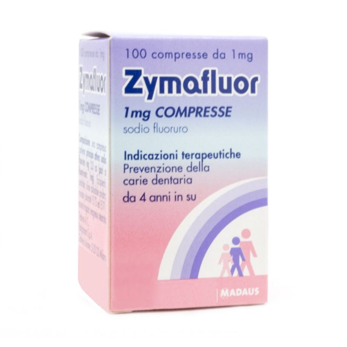 Zymafluor 1mg Prevenzione Carie Dentaria 100 Compresse