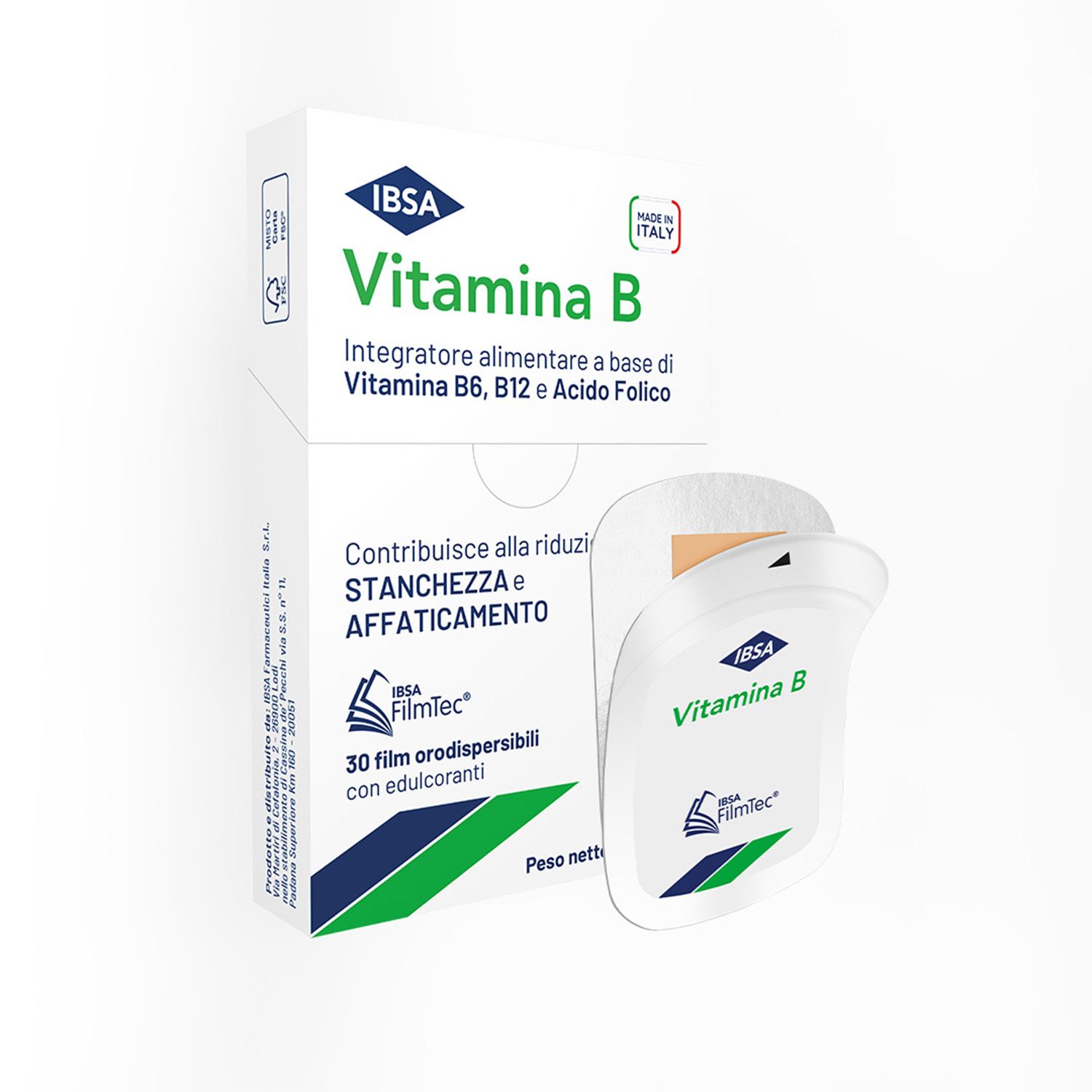 Vitamina B Integratore Stanchezza 30 Film Orali