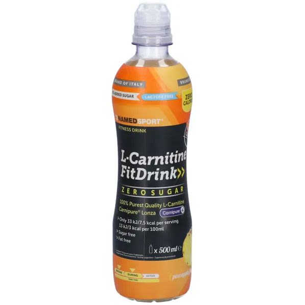 972471940 - Named Sport L-carnitine Fit Drink Integratore Alimentare Pineapple 500ml - 4729744_2.jpg