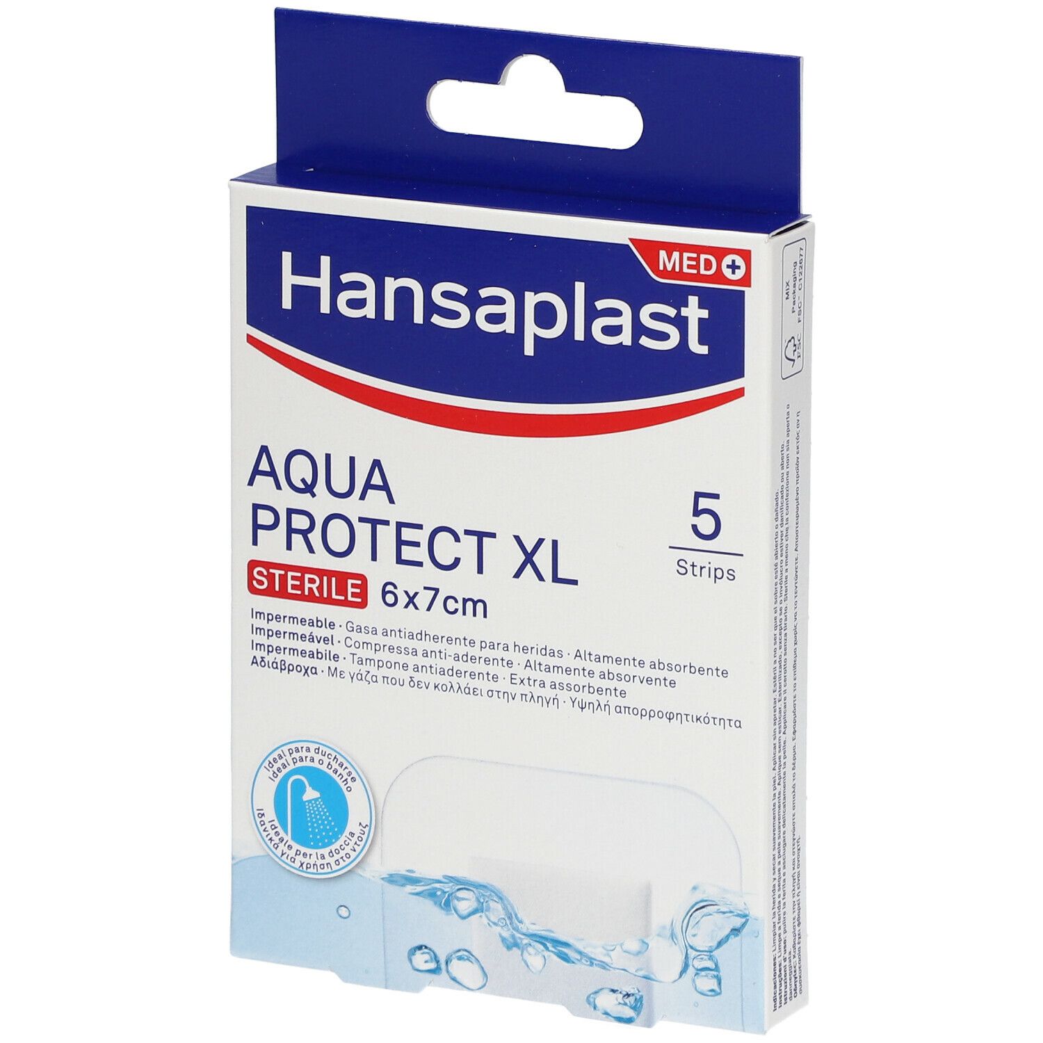 Hansaplast Aqua Protect Xl Cerotto 6x7cm 5 Pezzi