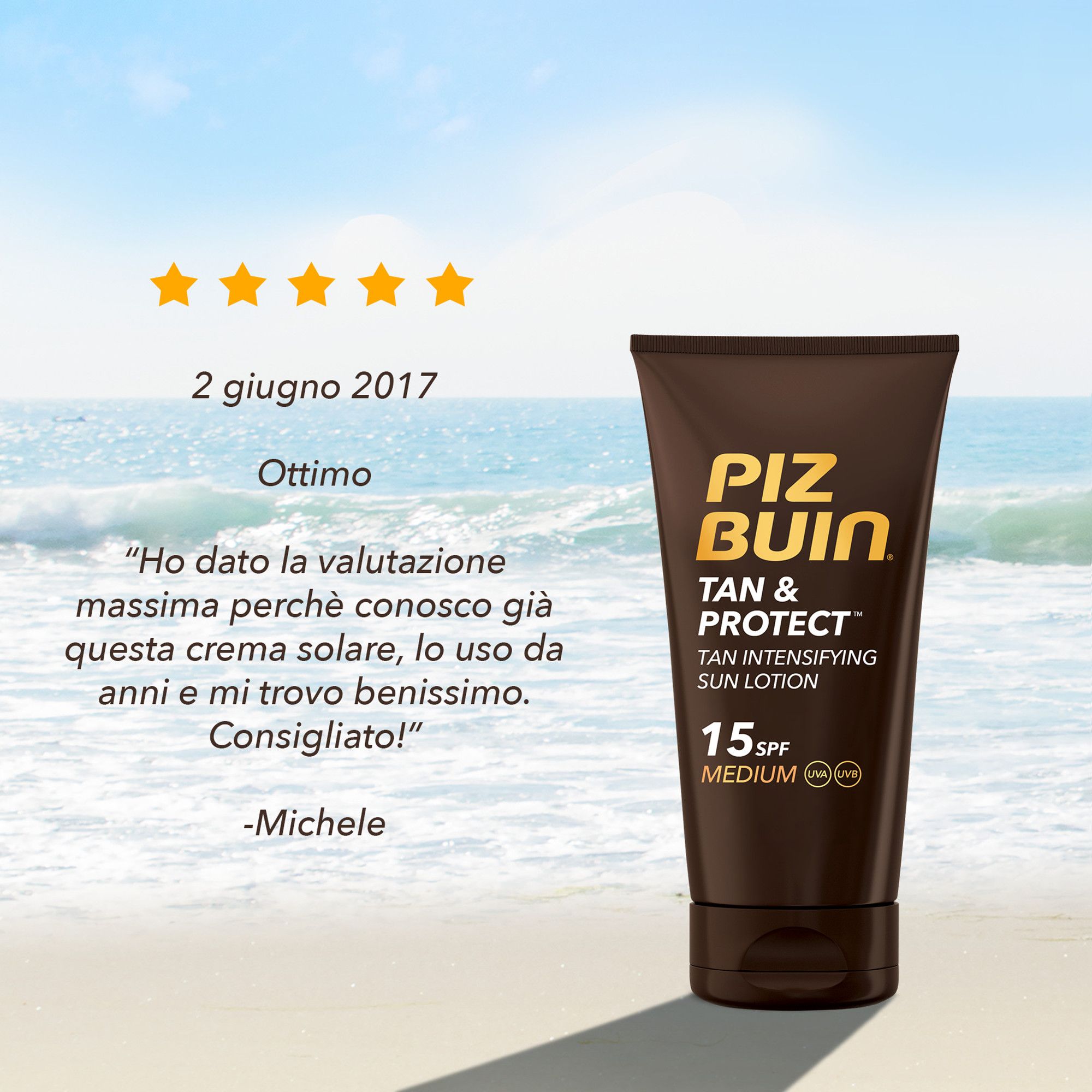 974159105 - Piz Buin Tan and Protect Lozione solare Spf15 150ml - 4731138_3.jpg