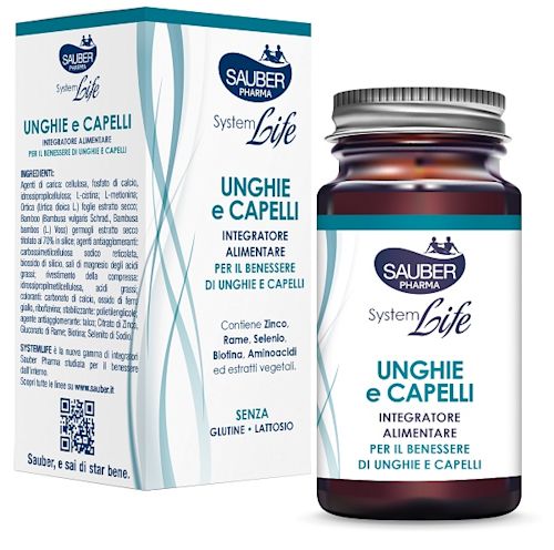 984858718 - SAUBER SYSTEMLIFE UNGHIE E CAPELLI 30 COMPRESSE - 4741422_1.jpg