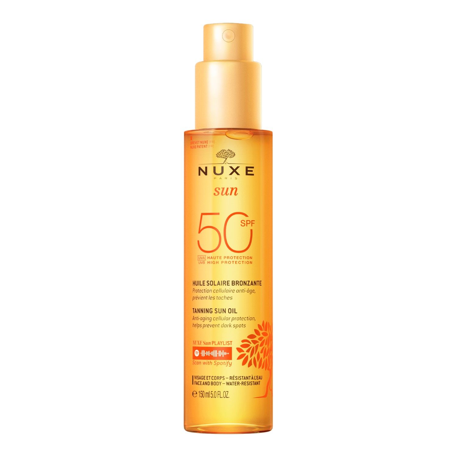 Nuxe Sun olio protezione solare Viso E Corpo SPF 50 150ml