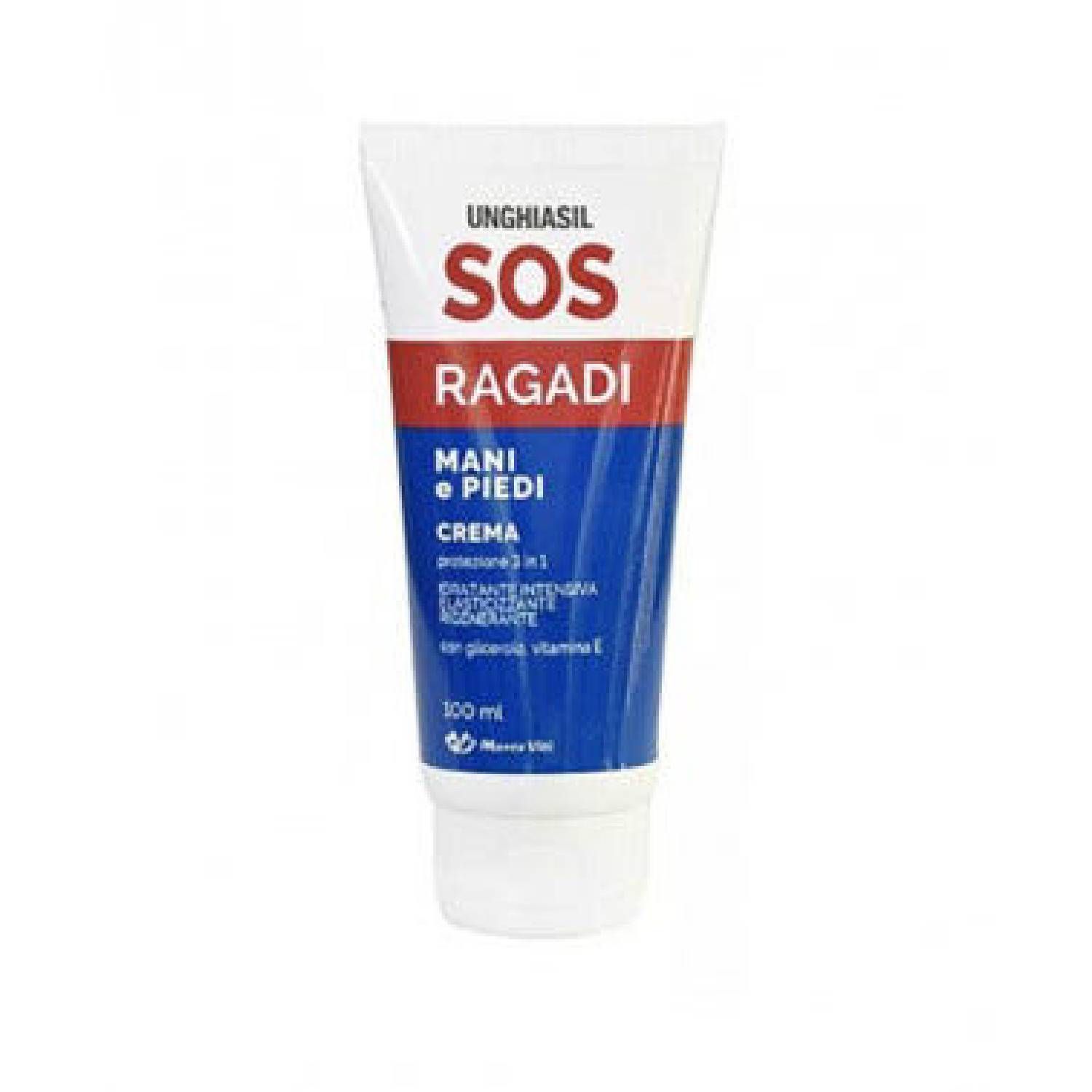 Unghiasil Sos Ragadi Crema idratazione mani E Piedi 100ml