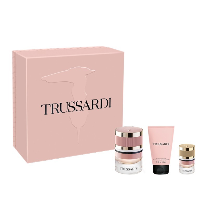 Trussardi Cofanetto Regalo Edp Donna 30ml + Mini-size 7ml + Silk Body Emulsion 30ml