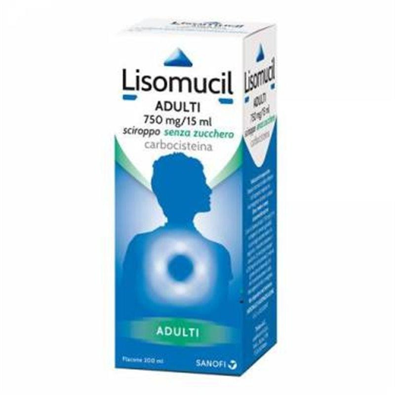 Lisomucil Mucolitico Sciroppo per Adulti Senza Zucchero 200ml