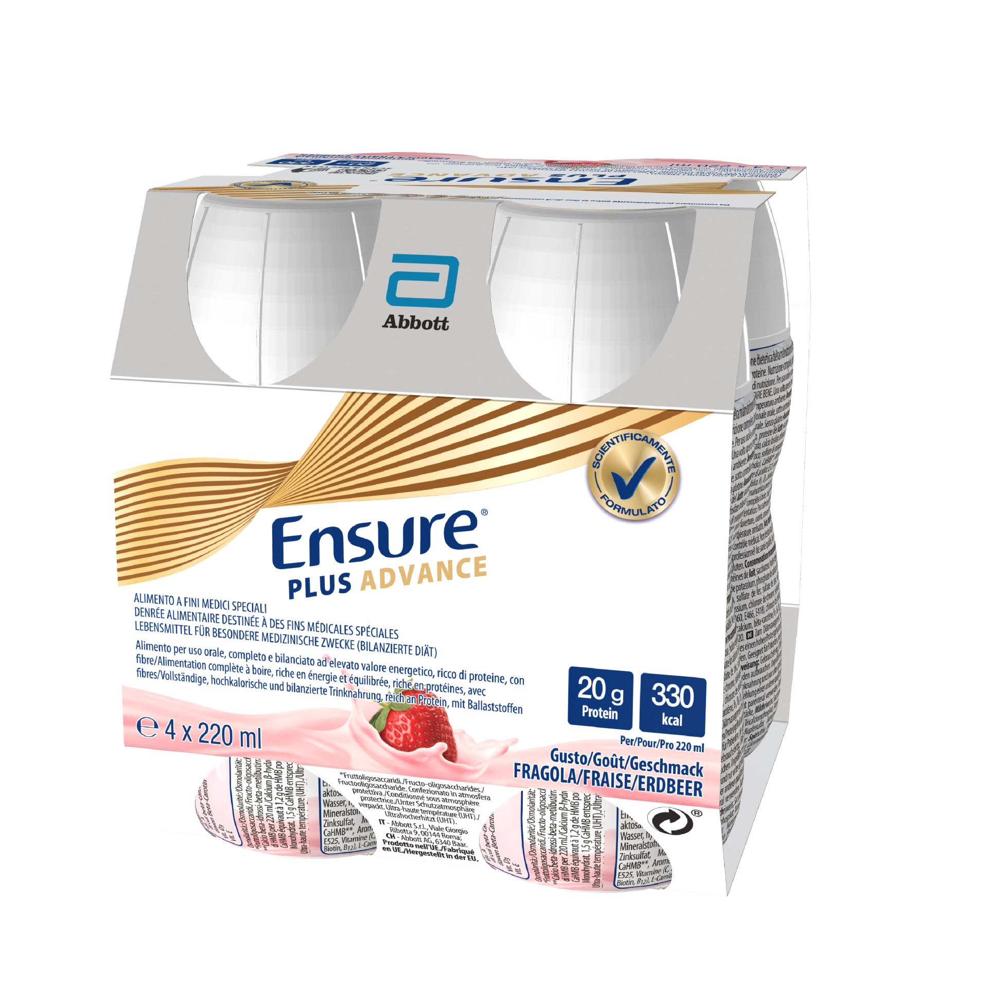 image - 935722126 - ENSURE PLUS ADVANCE FRAGOLA 4 BOTTIGLIE DA 220 ML - 7864847_6.jpg