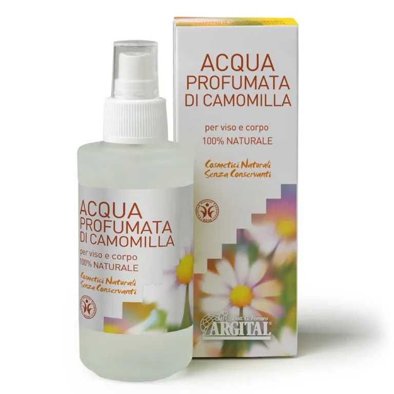 Argital Acqua Profumata Camomilla 100% Naturale Viso Corpo Unisex 125ml