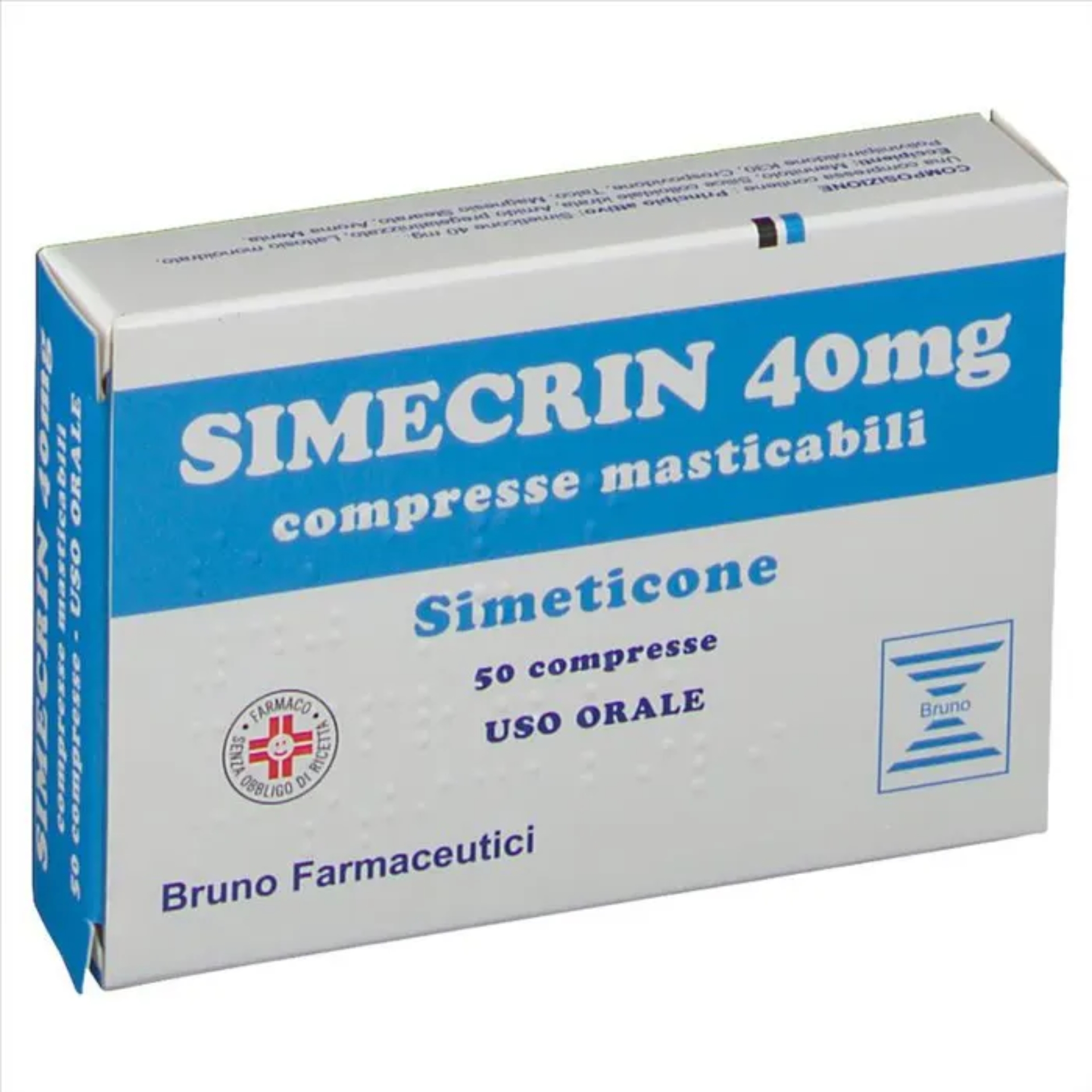 Simecrin Compresse Masticabili 40mg 50 Compresse
