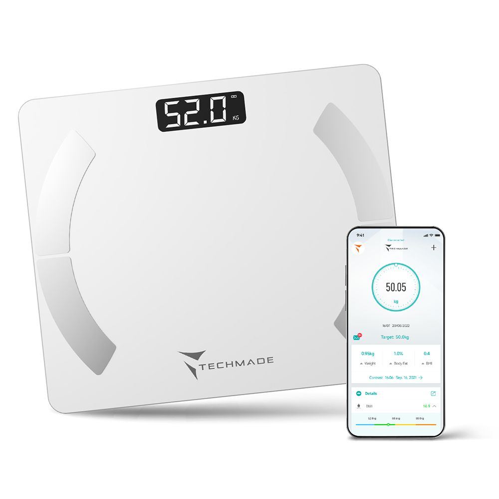 Techmade Bilancia Smart White 1 Pezzo