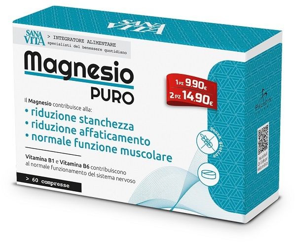 Sanavita Magnesio Puro 60 Compresse