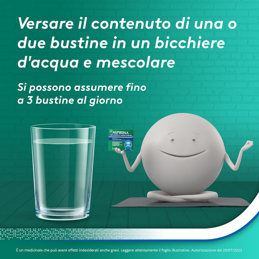 046967028 - ASPIRINA INFLUENZA E NASO CHIUSO*orale 20 bust 500 mg + 30 mg - 7895119_4.jpg