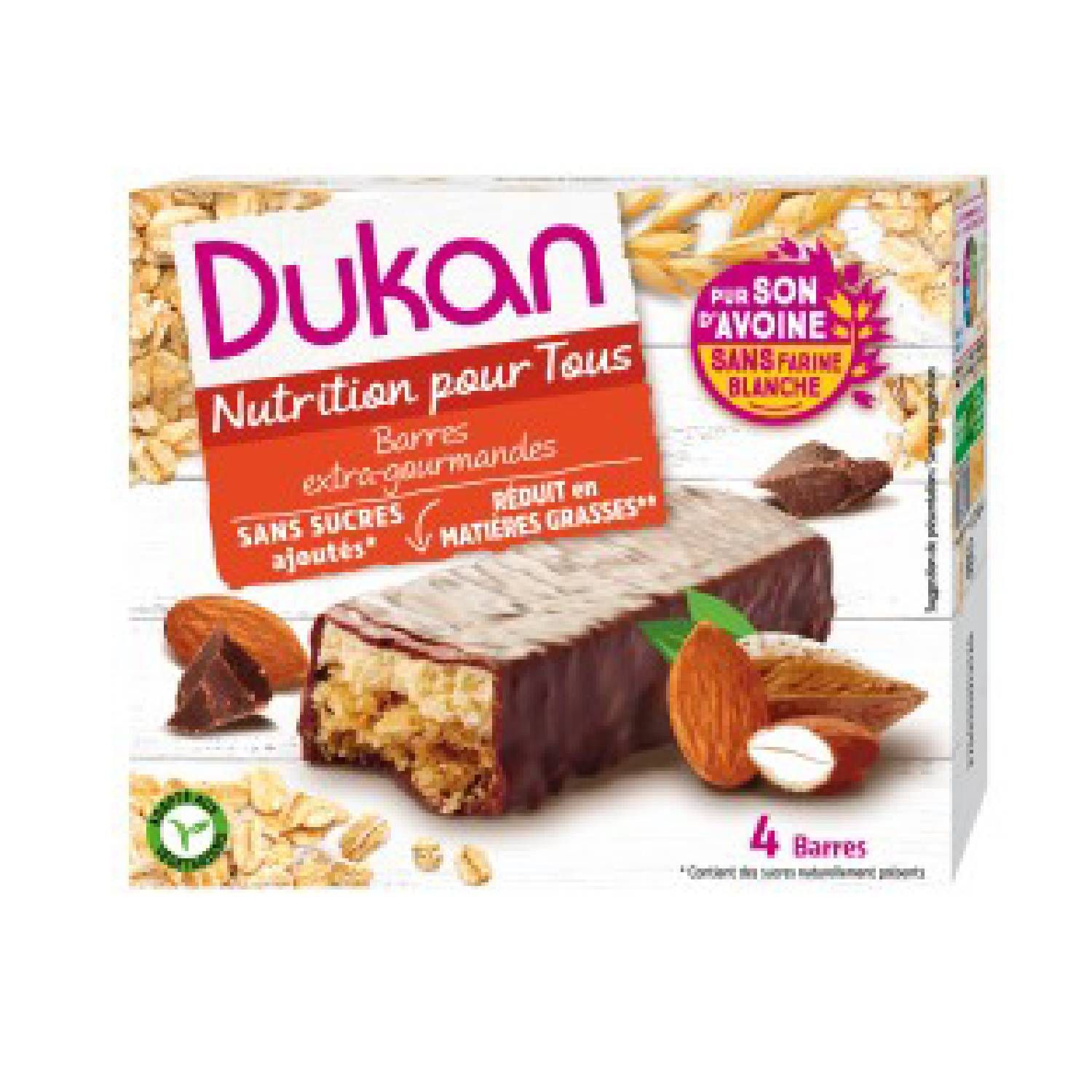 Dukan Barrette Crusca D'avena Gourmand 4x30g