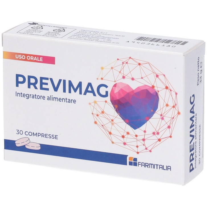 Previmag Integratore Stress 30 Compresse