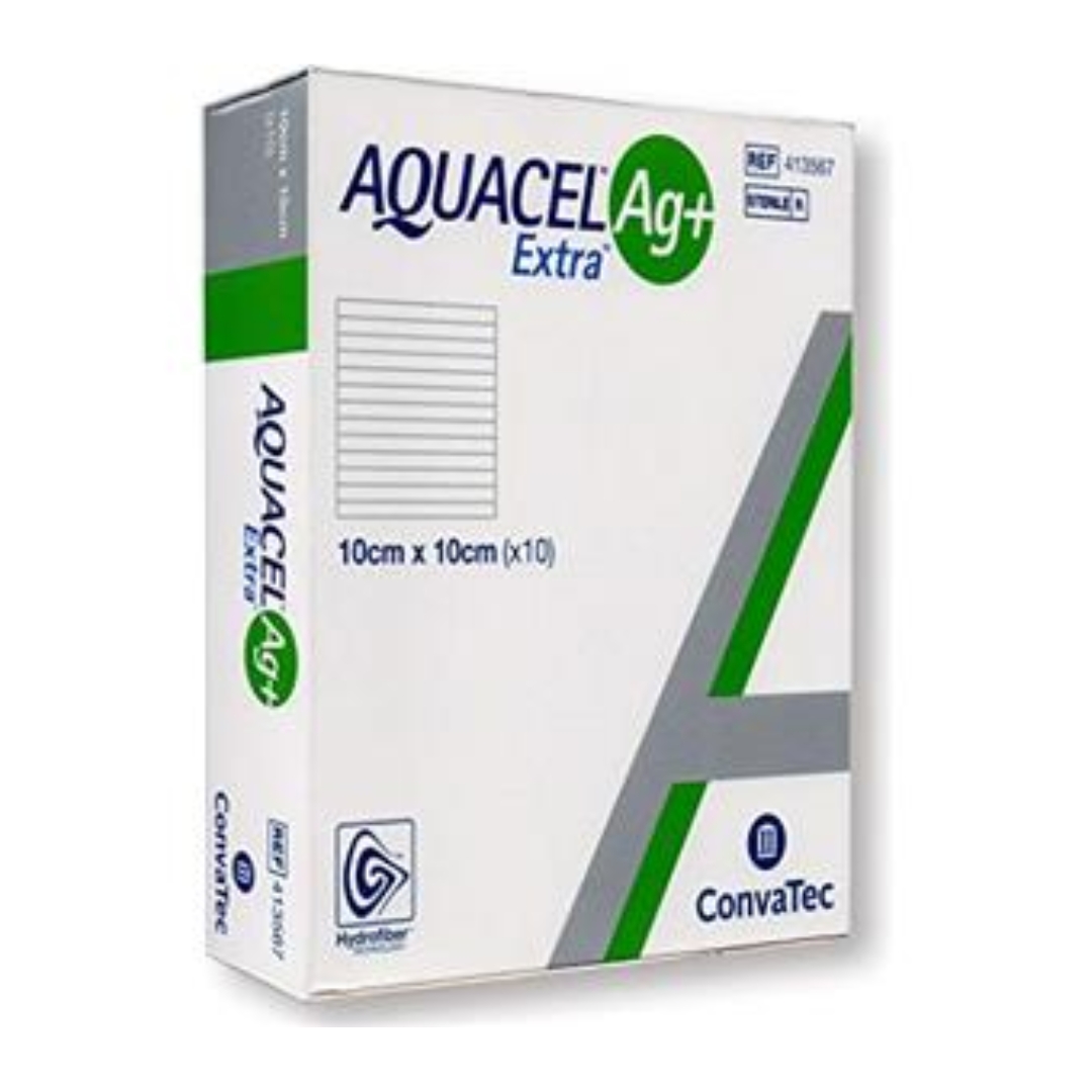 925336430 - MEDICAZIONE IN HYDROFIBER E IONI ARGENTO INTESSUTA IN LYOCELL AQUACEL AG + EXTRA 15X15CM 5 PEZZI - 0006888_1.jpg