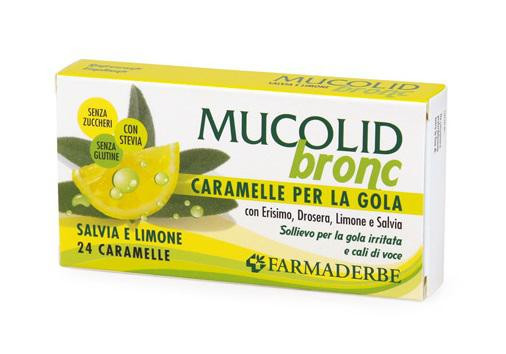 Mucolid Bronc 24 Caramelle Salvia&limone