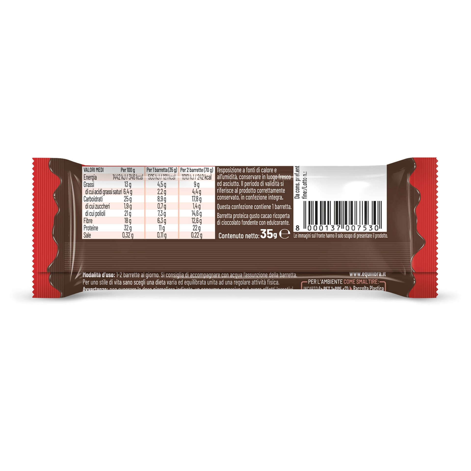 989052927 - EQUILIBRA PROTEIN 31% LOW SUGAR DOUBLE CHOCO 1 PEZZO - 4797411_4.jpg