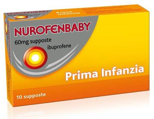 Nurofenbaby 60mg Ibuprofene Prima Infanzia 10 Supposte