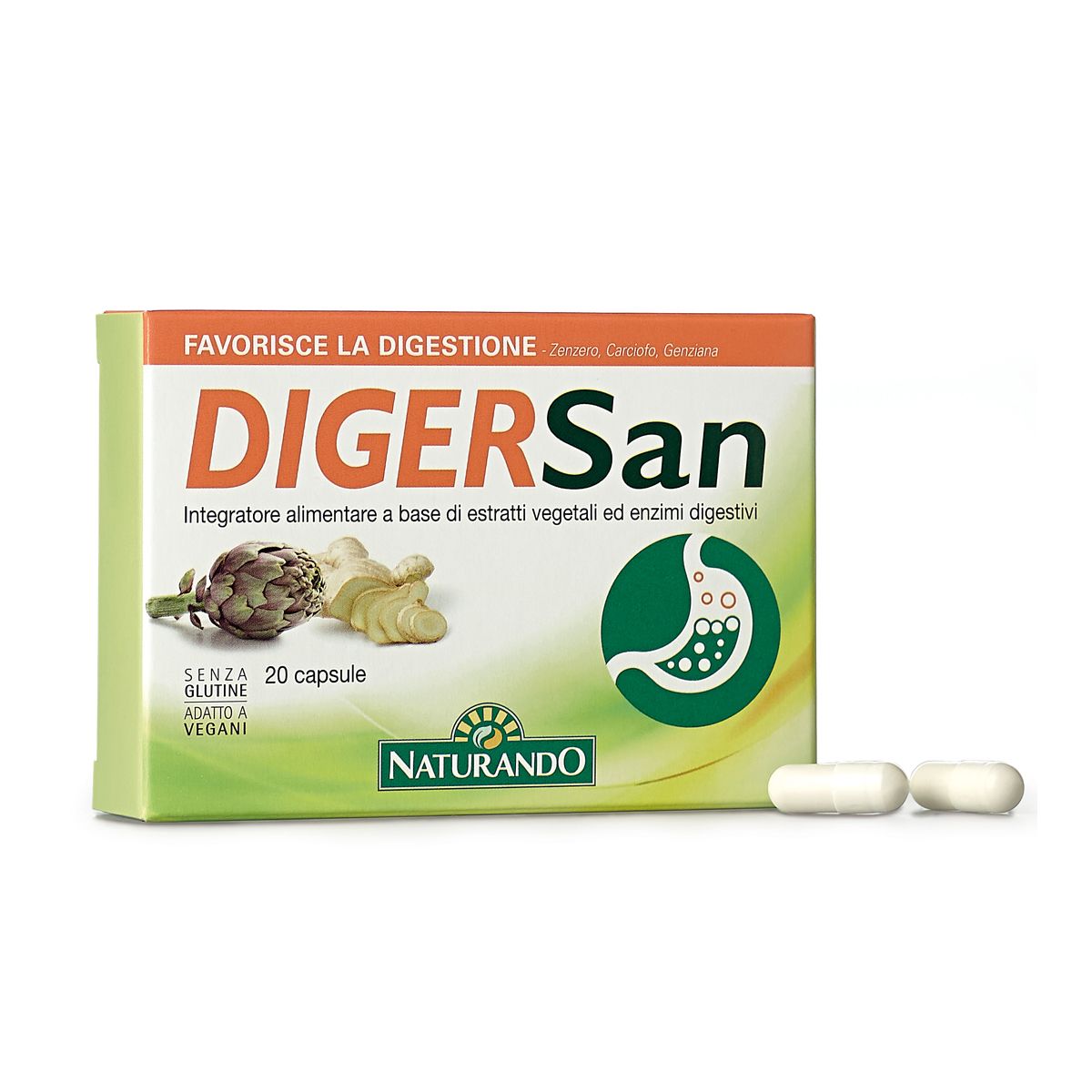 Digersan Integratore Digestione 20 Capsule