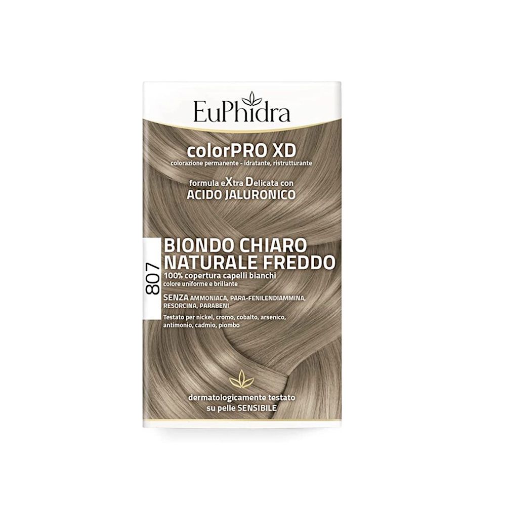 945140162 - EUPHIDRA COLORPRO XD 807 BIONDO CHIARO NATURALE F COLORE + ATTIVANTE + BALSAMO + CUFFIA + GUANTI - 4726762_1.jpg