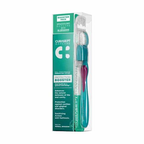 986624841 - CURASEPT DAYCARE BOOSTER DENTIFRICIO 75 ML + SPAZZOLINO HERBAL INVASION - 4810811_1.jpg