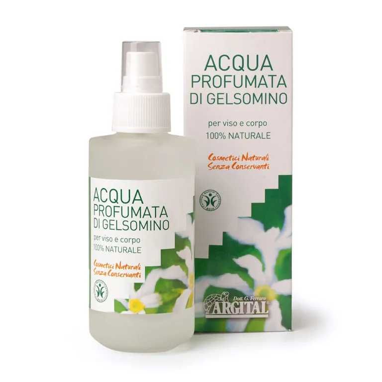 Argital Acqua Profumata Donna Gelsomino 100% Naturale Viso Corpo 125ml