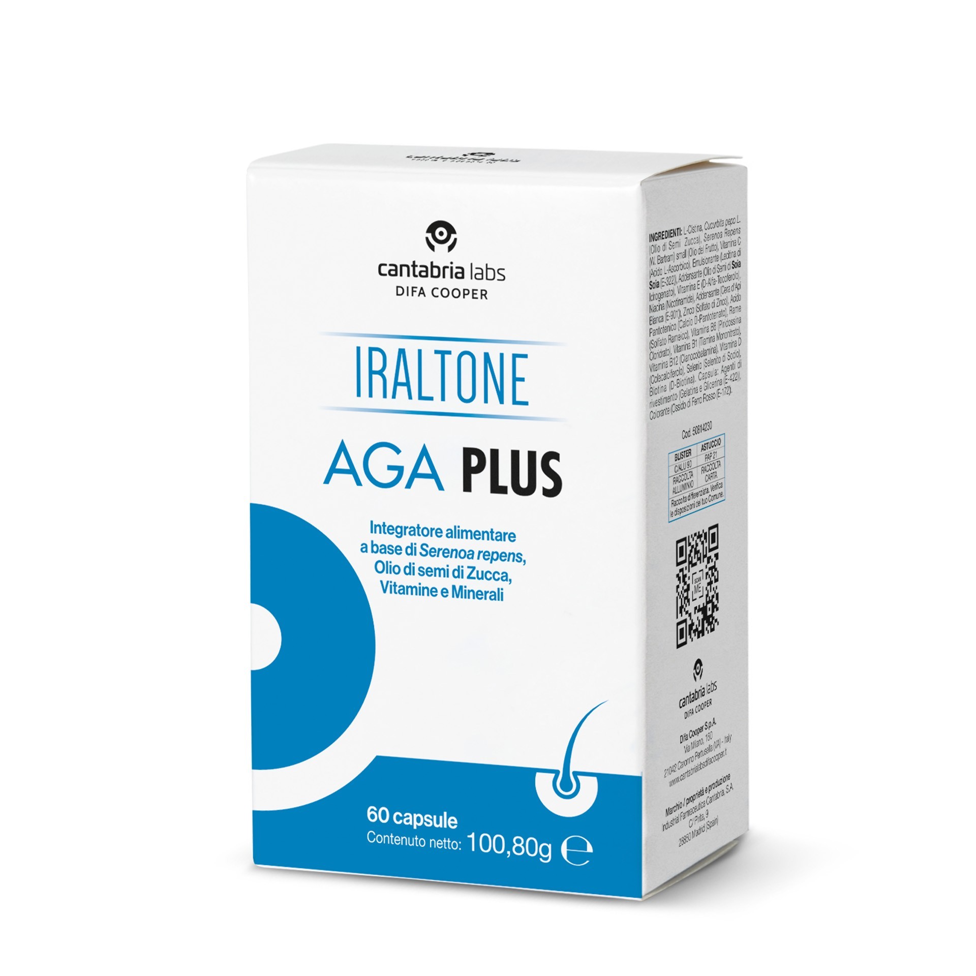 Iraltone Aga Plus Integratore 60 Capsule