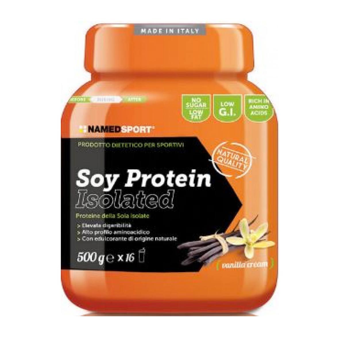 Named Sport Soy Protein Isolated Polvere Proteica Vaniglia 500g