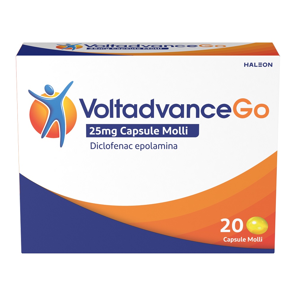 Voltadvancego Anti-infiammatorio Diclofenac Mal Di Schiena Cervicale 20 Capsule Molli