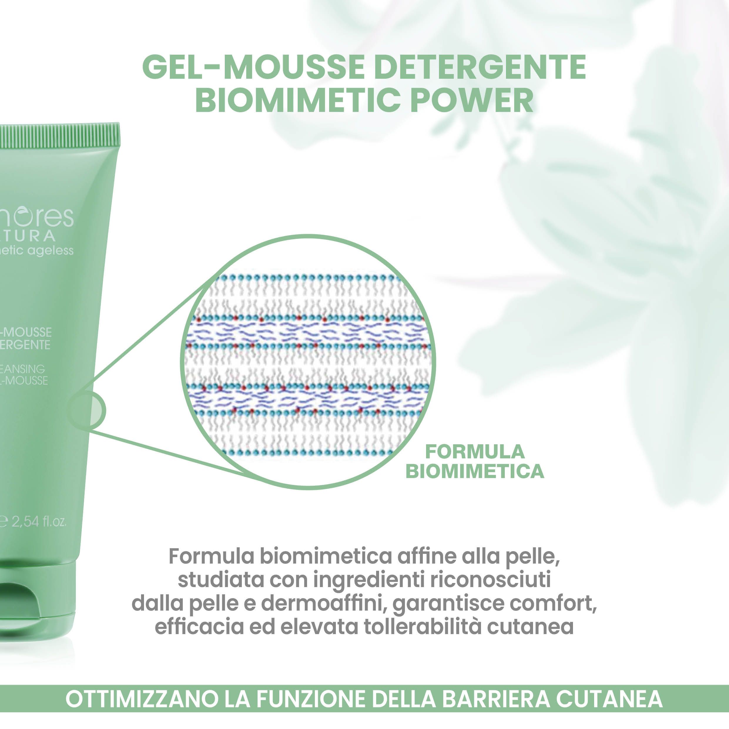 image - 983525813 - Armores Natura Biometric Ageless Gel Mousse Detergente 75ml - 4739814_5.jpg