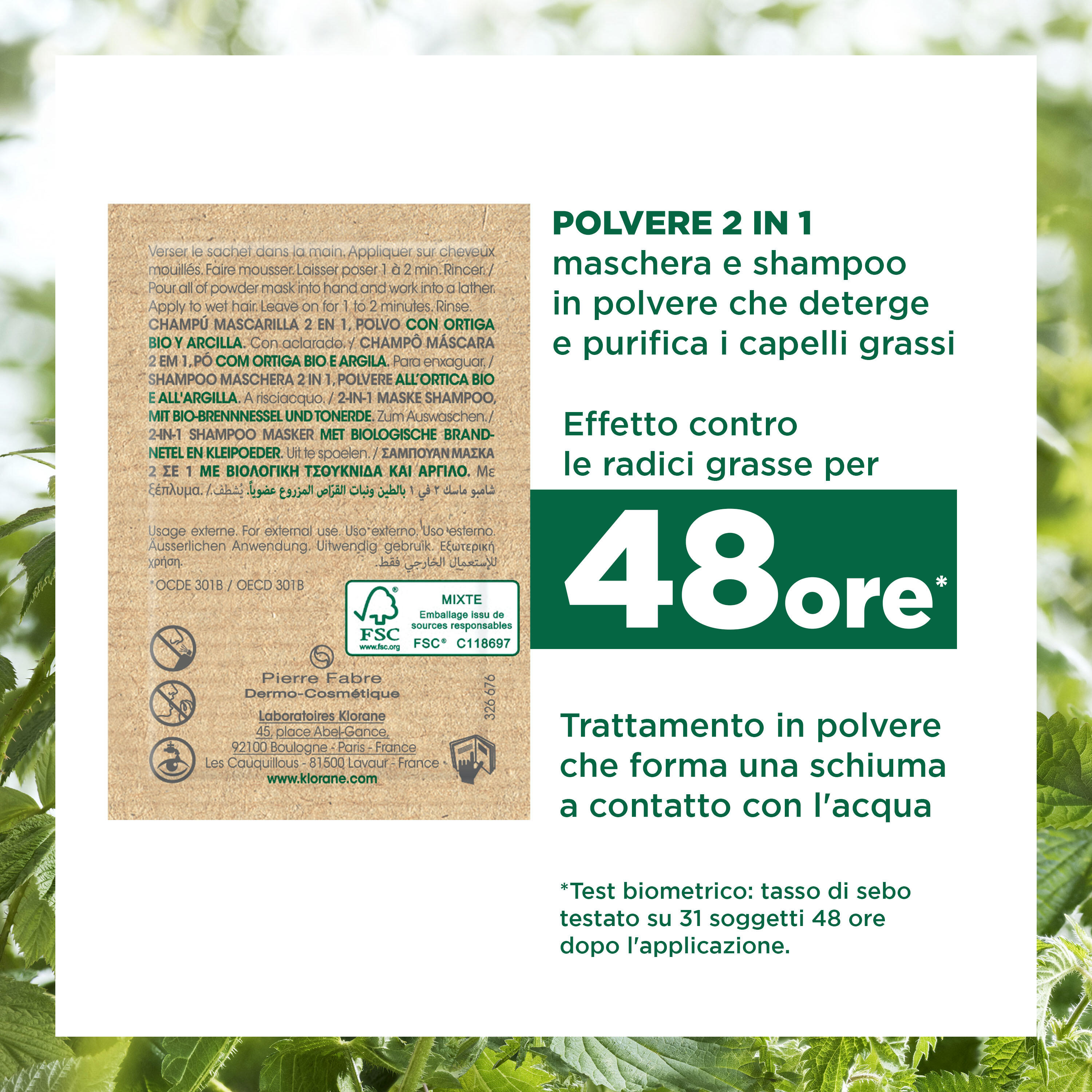 982007989 - KLORANE SHAMPOO MASCHERA LAVANTE POLVERE ORTICA 8 BUSTINE 3 G - 4708586_5.jpg