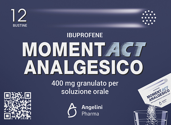 Momentact Analgesico Ibuprofene 400mg Granulato 12 Bustine