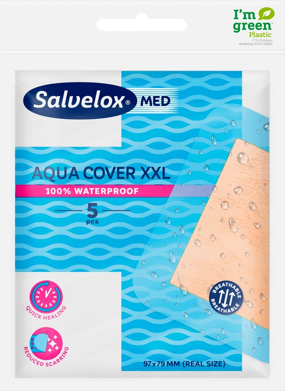 Salvelox Med Aqua Cover Cerotto Xxl 97x79mm 5 Pezzi