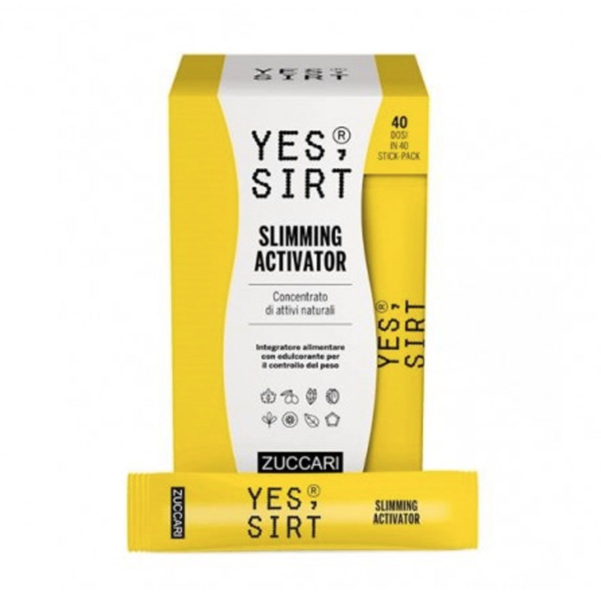 Yes Sirt Slimming Activator Integratore Controllo Del Peso 40 Stick Pack