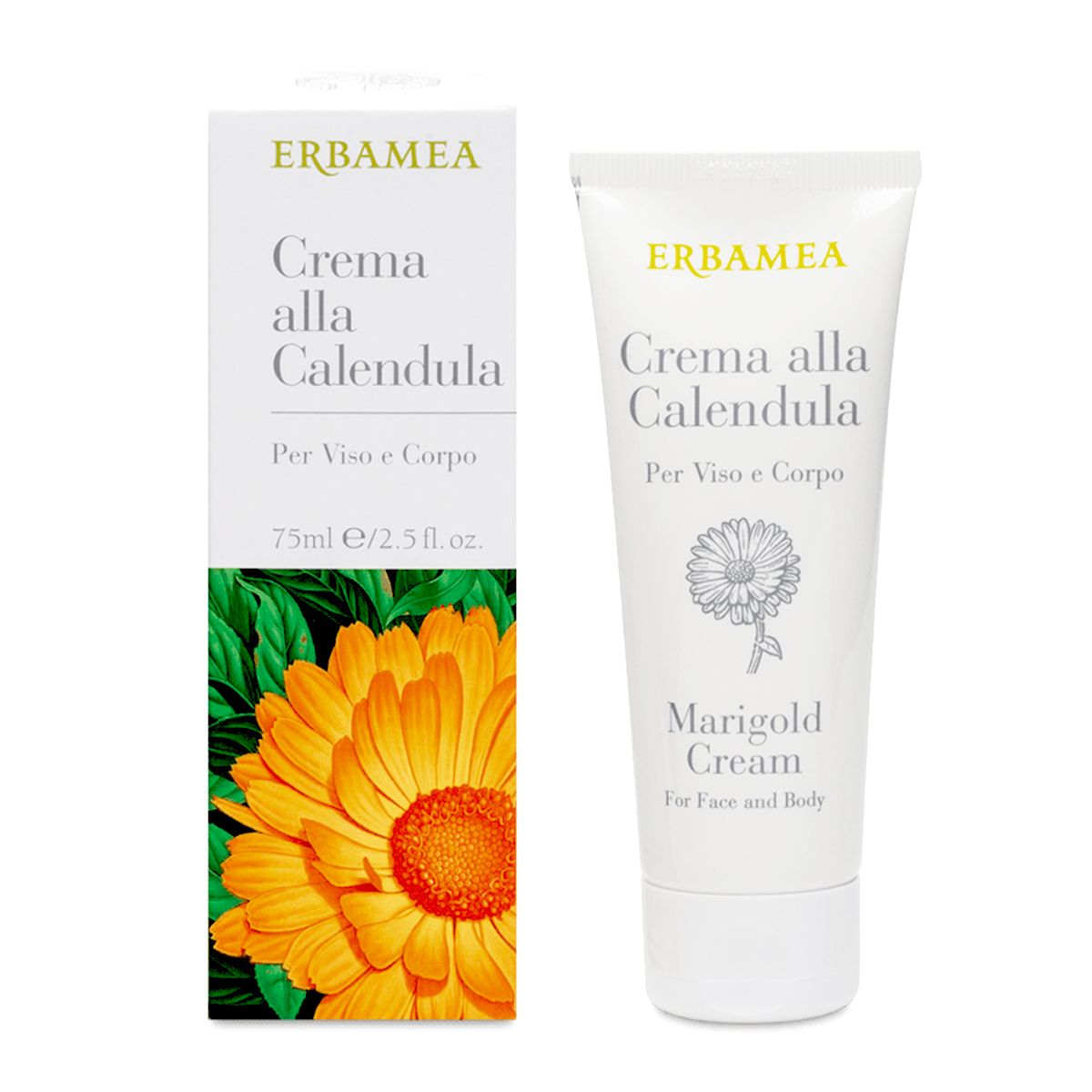 Erbamea Crema Alla Calendula Viso Corpo idratazione 75ml